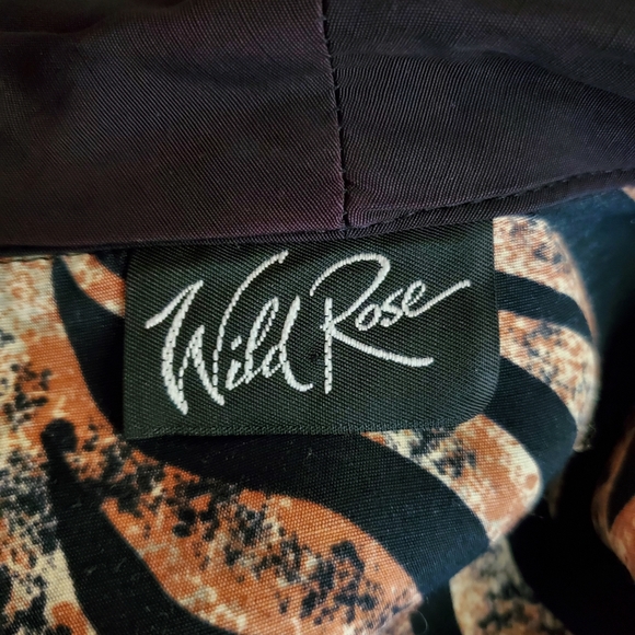 VINTAGE 80s Animal Print Duster - Picture 8 of 9